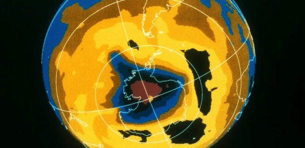 O que aconteceu com o buraco na camada de ozônio?