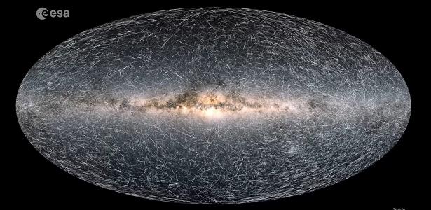 Este é o mapa mais detalhado que temos da Via Láctea; veja imagens – 13/06/2022