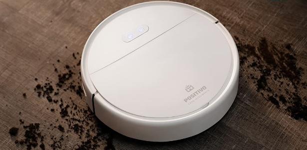 Robô Aspirador Wi-Fi Positivo está com 31% de desconto