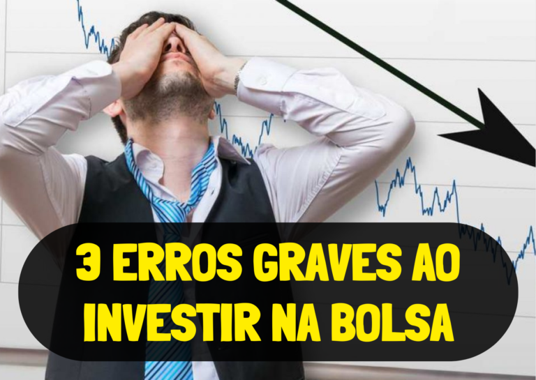 3 erros de investimento que iniciantes cometem