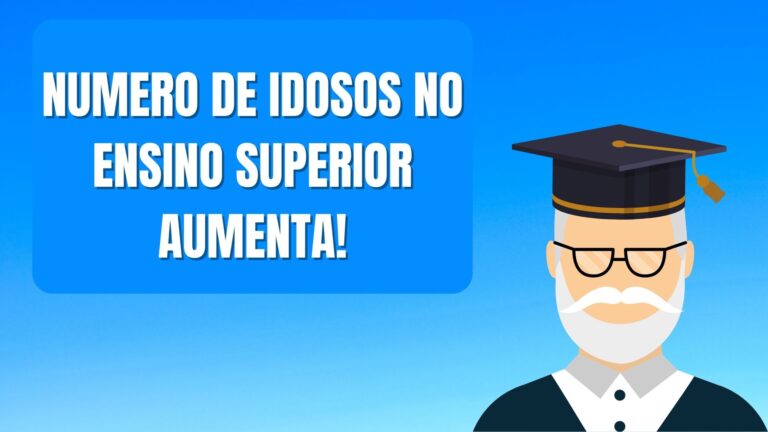 Numero de idosos no ensino superior aumenta!