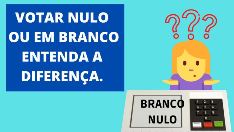 votar nulo ou em branco entenda a diferença.