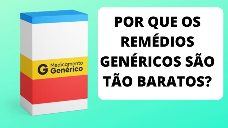 Por que os remédios genéricos são tão baratos.