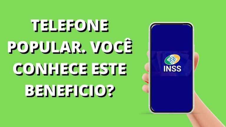 Telefone Popular. Você conhece este beneficio?