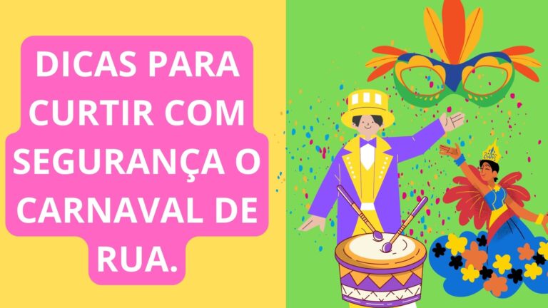 Dicas para curtir com segurança o carnaval de rua.