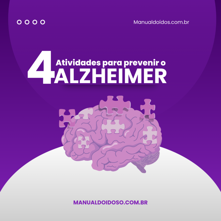 4 Atividades em casa para prevenir o Alzheimer!