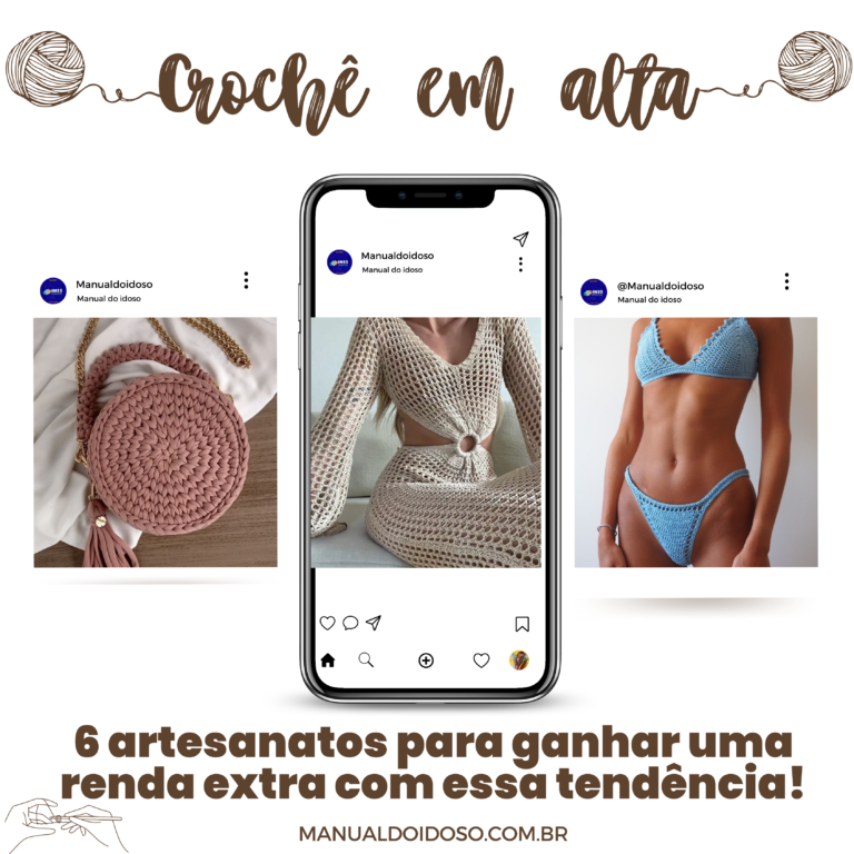 Crochê em alta na primavera/verão: 6 artesanatos para ganhar uma renda extra com essa tendência!