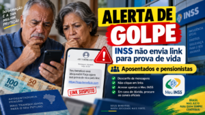 Alerta de golpe do INSS sobre falsa prova de vida para aposentados e pensionistas